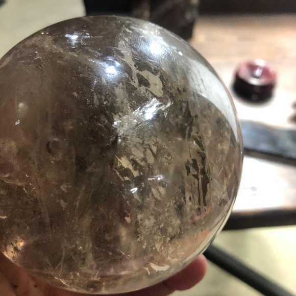 Smokey quarts Sphere